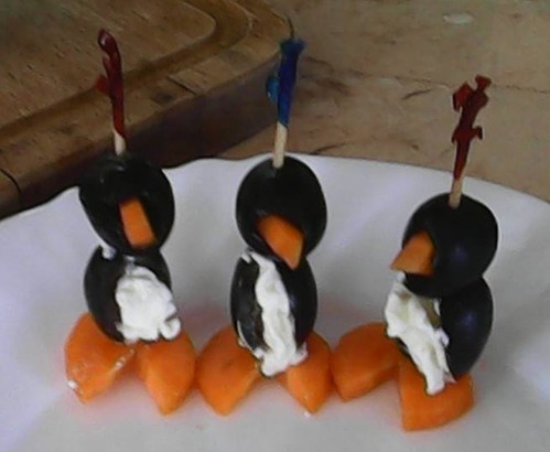 Pinguins de aperitivo